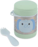 SKIP HOP Besties Squad rozsdamentes acél ételtároló termosz evőeszközzel 325ml, Elefánt
