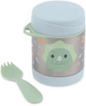SKIP HOP Besties Squad rozsdamentes acél ételtároló termosz evőeszközzel 325ml, Dino