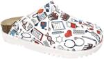 DR. FEET 16203 -as női Dr Feet bőr papucs - new medical (MDS-16203feherdoctor)