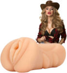 S-Line Cowgirl - élethű műpunci, maszturbátor férfiaknak (natúr) - szexshop