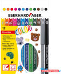 Faber-Castell Rostirón, filctoll készlet 1mm ANIMAL állatminták Faber-Castell 12klf. szín (ORI_68420)