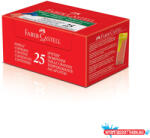 Faber-Castell Hegyező 1 lyukú műanyag, tartályos 125LV Faber-Castell átlátszó test vegyes színben