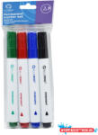 BLUERING Alkoholos marker készlet, 3mm, kerek hegyű 4-es készlet Bluering® (ORI_JJ20523B4ROUND)