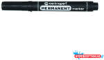 Centropen Alkoholos marker 2, 5mm, kerek hegyű, Centropen 8566, fekete - nyomtassotthon
