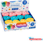 Nebulo Hegyezõ 2 lyukú műanyag, tartályos, Nebulo