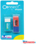  Radír Connect 2 db/blister piros/kék C-36BR, fehér szögletes C-36W (ORI_55996)