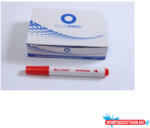 BLUERING Flipchart marker rostirón vizes kerek végű 3mm, Bluering(R) piros (ORI_BR895516)
