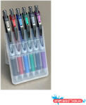 Pentel Írószertartó asztali műanyag 6db-os készlet BL77 toll, Pentel 6 klf. szín - nyomtassotthon