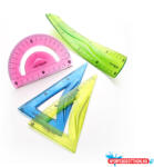 Keyroad Vonalzó készlet 20 cm, flexibilis 3 db/bliszter Keyroad vegyes színek (ORI_38549)