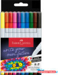 Faber-Castell Rostirón, filctoll készlet, vastag GRIP Boldpen Faber-Castell 10 klf. szín (ORI_68250)