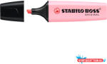 STABILO Szövegkiemelõ 2-5mm, vágott hegyű, STABILO Boss original Pastel pink