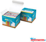 Connect Táblakréta kerek pormentes 100 db/doboz, Connect vegyes színek (ORI_611074)