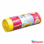 York Szemeteszsák köthető füles 20 liter 45 x 50 cm 8 mikron 30 db/tekercs York_ 090650 sárga (ORI_66589)