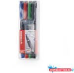 STABILO Alkoholos marker készlet 1mm, STABILO OHPen M, 4 klf. szín (ORI_8434M)