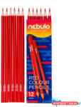 Nebulo Színes ceruza, háromszög, Nebulo piros (ORI_PCTR1)