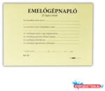  Emelőgépnapló 24 lapos A/5 fekvő D. E. 938 (ORI_59645)