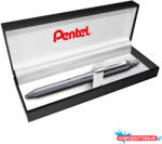 Pentel Rollertoll 0, 35mm, fém ezüst test, Pentel Energel BL407-A, írásszín kék (ORI_BL407A)