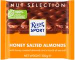 Ritter SPORT tejcsokoládé mézzel és sózott mandulával 100 g
