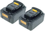 VHBW 2 db VHBW akkumulátor DeWalt DCB182, DCB180, DCB181-XJ, DCB181 típusok helyett - 4000 mAh, 18 V, Li-Ion (889010230)