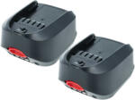 VHBW 2x Akkumulátor Al-Ko B125, 113896, B100, 113894, 113895, B50 elektromos szerszámhoz - 2000 mAh, 18 V, Li-Ion (889009116)