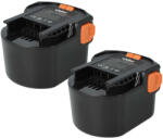 VHBW 2x Akkumulátor AEG 0700 980 320, M1230R, B1220R, B1215R Elektromos Szerszámhoz - 3300 mAh, 12 V, NiMH (889009163)