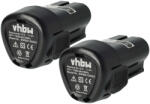 VHBW 2x Akkumulátor Black & Decker BL1110, BL1310, BL1510, LB12 elektromos szerszámhoz - 1500 mAh, 12 V, Li-Ion (889009128)