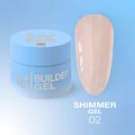 Luna Építő zselé shimmer hatással Luna Shimmer Gel 02 15 ml tejfehér-rózsaszín (4820295812401)