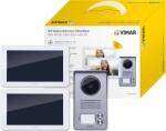 Vimar Videó Kaputelefon szett 2x érintőképernyő 7 LCD Plug And Play Kamera 120° IP44 (k40916)