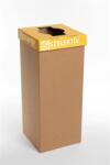 RECOBIN Szelektív hulladékgyűjtő, 50 l, RECOBIN Office , sárga (URE034) - papir25