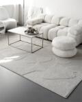 Agnella gyapjú szőnyeg morphic botanica light grey - 160 x 230 cm