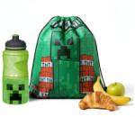  Minecraft Minecraft szett/2db, kulacs 380ml és uzsonnás táska 26, 5 cm