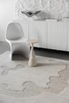 Agnella gyapjú szőnyeg morphic atole light grey négyzet - 133 x 133 cm