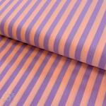  Pamutvászon YARN DYED BIG Stripes peach