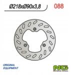 NG Brake Disc Ng Féktárcsa Első Derbi 50 Senda '94-'03 (218X90X3, 8+ 3 Lyuk)