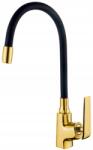 INVENA Konyhai Csaptelep Eco Start Rendszerrel Ligaria, Arany/fekete (BZ-39-009-L)