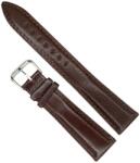  Curea Piele Naturală Maro-Închis - 20/22 mm - Lungime XL (135+80 mm) (5737)
