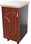 Spectral Mobila Corp inferior cu 1 Usa Stanga Zebra, Wenge/MDF Cedru Frunza, blat Artar 40 x 85 x 60