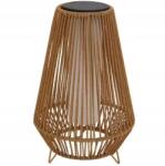  Napelemes lámpa Salomea Bézs rattan 30 x 30 x H 47cm Lumisky (3666162008772)