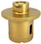 CRIANO Carota Diamantata pentru ventil scurgeri in gresie portelanata, piatra, compozit, - diam. 45mm, 65mm 45° - Premium - DXDY. GOLDrill. 45-6545deg (DXDY.GOLDrill.45-6545deg)