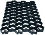 Garden plus Grila tip fagure pentru parcari si terasamente, 480 tone/mp, 60x40x3 cm, plastic negru (KRATKAOGR30PG001)
