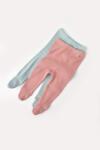 BabyCosy Set 2 pantaloni cu botosei bebe unisex din bumbac organic si modal - Mint/Rose, BabyCosy (Marime: 6-9 luni) (CSYM11600-6)