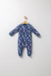 Tongs baby Salopeta pentru bebelusi de iarna Forest, Tongs baby, baietei (Culoare: Albastru, Marime: 6-9 luni) (tgs_4581_3)