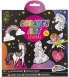 Grafix Set 5 autocolante razuibile 15 cm Grafix GR220017 (B370846) Carte de colorat