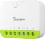 SONOFF Releu Smart Sonoff MINI-ZB2GS, ZigBee, 2 canale, 16A, Alb (MINI-ZB2GS)