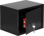  Seif standard cu cheie, 200x310x200 mm, Otel, Negru (HA-5055)