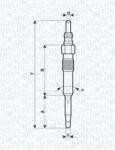 Magneti Marelli Bujie incandescenta MAGNETI MARELLI 062900038304