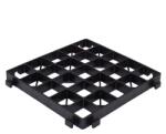 Procart Pavela grila ecologica, capacitate 180 t/mp, gratar h30, 33x33x3 cm, pp si pe, neagra (GP11435)