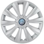 AutoHelix MSA Set 4 capace roti 15 inchi (R15) Delta Gri, Compatibile cu Volkswagen (4634)