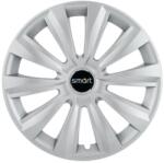 AutoHelix MSA Set 4 capace roti 15 inchi (R15) Delta Gri, Compatibile cu Smart (4631)
