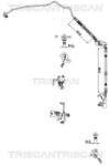 TRISCAN Furtun hidraulic, sistem de directie TRISCAN 8516 16054 (8516 16054)